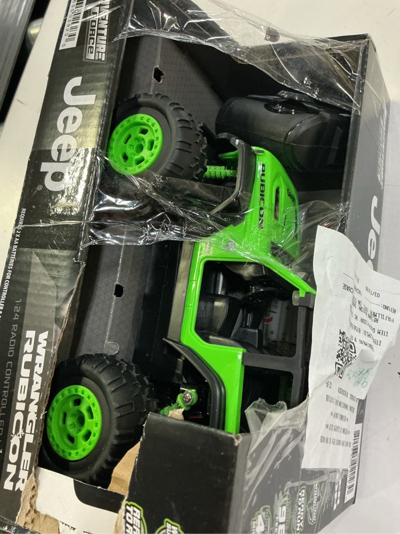 Condition photo showing Good Condition for adventure force radio control 1:24 jeep rubicon