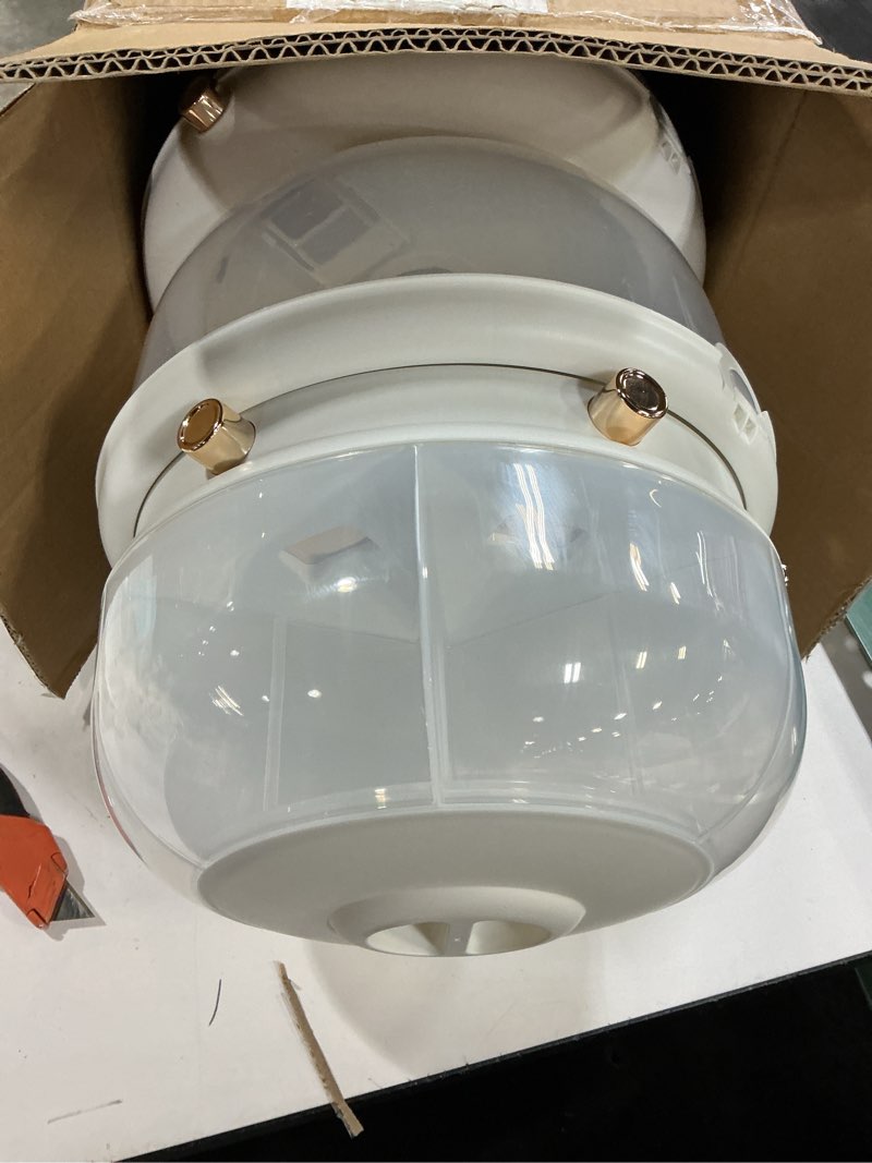 Condition photo showing New/Like New for Rice & Multi-Grain Dispenser – Airtight 3-in-1 Rotating Food Storage with Strainer, Holds Up to 22 lbs (12 lb Bulk + 6 Compartments) White