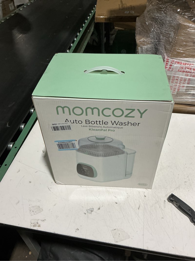 Condition photo showing New/Like New for momcozy kleanpal pro baby bottle washer, sterilizer & dryer - all-in-one cleaning machine for bottles, pump parts & baby essentials - time-saving & effortless care