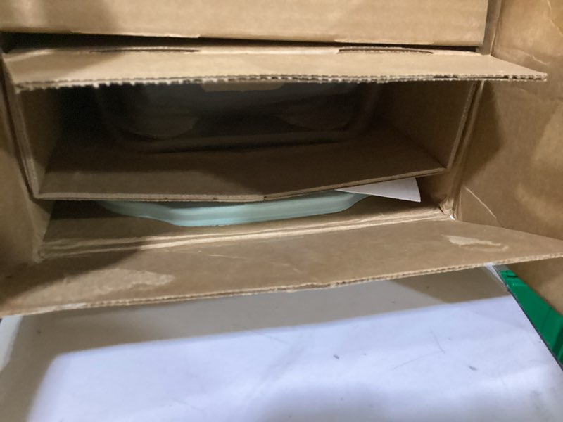 Condition photo showing Good Condition for Pyrex Deep 3-Pack Glass Baking Dish Set (9"x13", 7"x11", 8"x8") With BPA-Free Lids, Rectangular Glass Bakeware, Dishwasher, Microwave, Freezer & Pre-Heated Oven Safe 7x11, 8x8, 9x13 (3-Count)