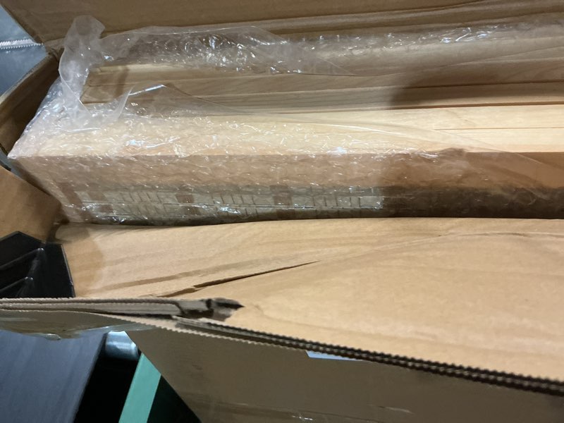 Condition photo showing Good Condition for 6 panel short room divider screen,beige freestanding partition,small bamboo panel divider for room seperation,3.95 ft tall beige 6 panel