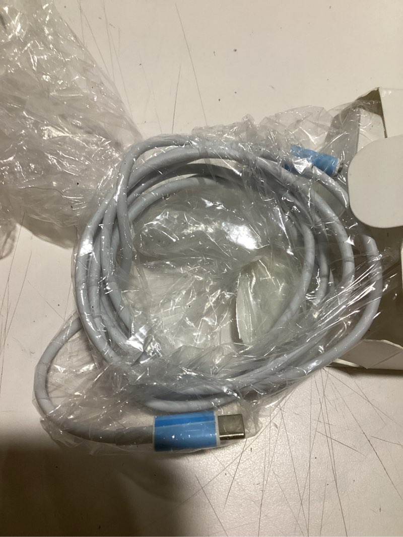 Condition photo showing As Is for iPhone Fast Charger,Apple Charger Super Quick iPhone Charger Fast Charging,2Pack 10FT Long Type-C to Lightning Cable Cord USB C Wall Charger Block Adapter for iPhone 14 13 12 11/13Pro Max/12Mini/XS/XR White 10 FT USB C Lightning Cable