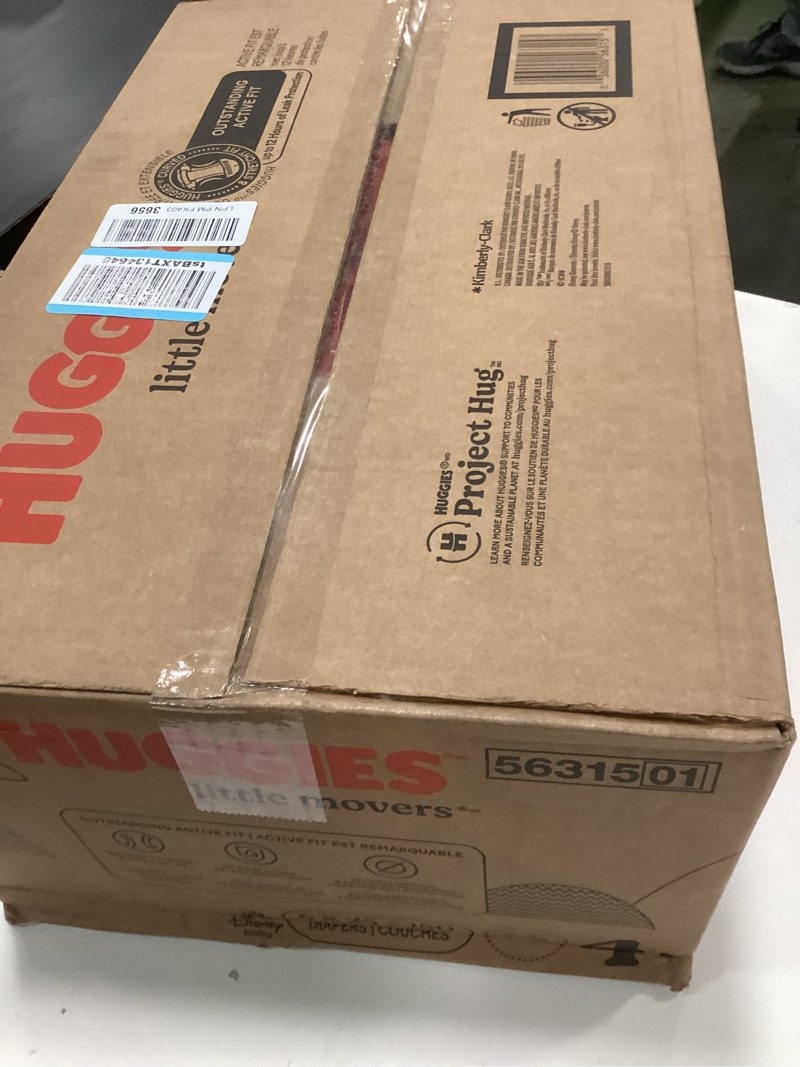 Condition photo showing New/Like New for Huggies Little Movers Disposable Diapers - Econ+ Pack - Size 4 - 150ct