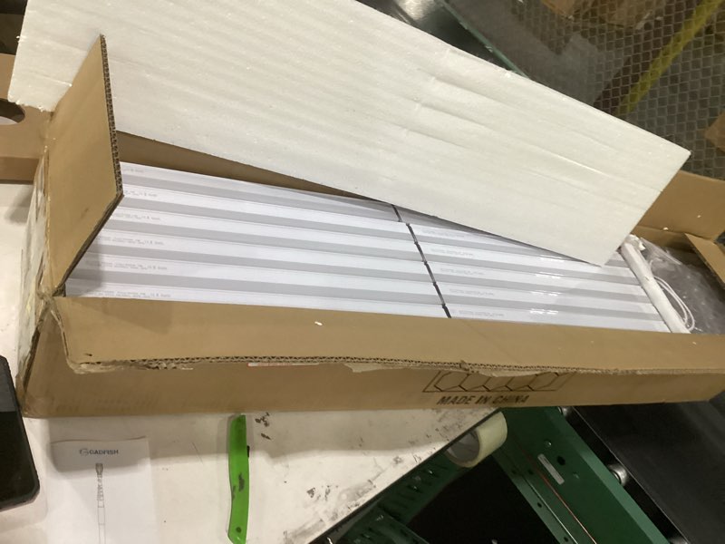 Condition photo showing Good Condition for goslarlit hexagon led garage lights,6500k dimmable,adjustable brightness,hexagon gym lights for garage/car wash(15.88fts x 7.98fts) 15hex