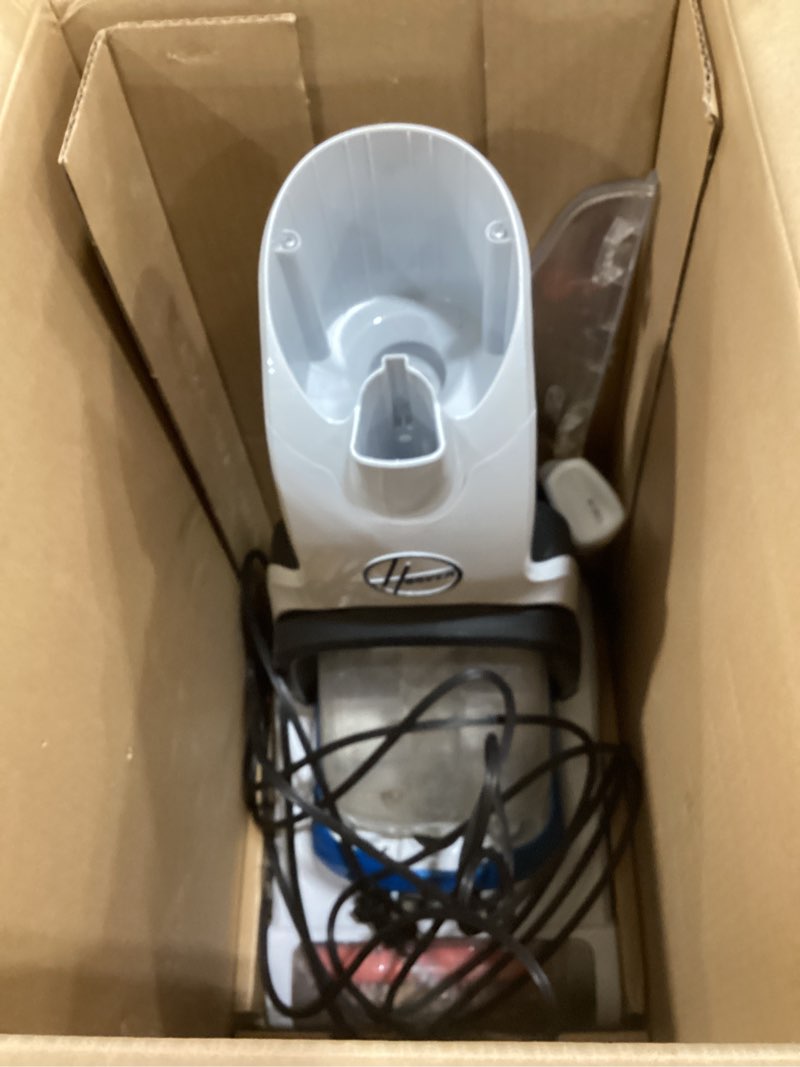 Condition photo showing As Is for hoover powerdash pet compact carpet cleaner machine, lightweight carpet shampooer machine, pair with a hoover carpet cleaner solution for a bright, refreshed home