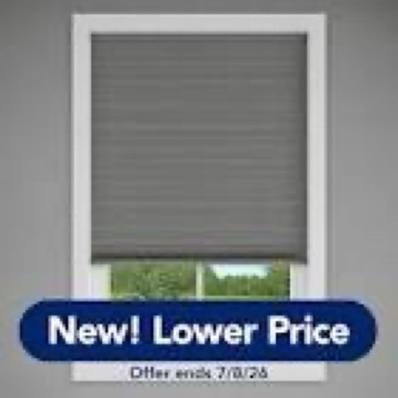 levolor levolor 30x72 graphite bo cellular shade