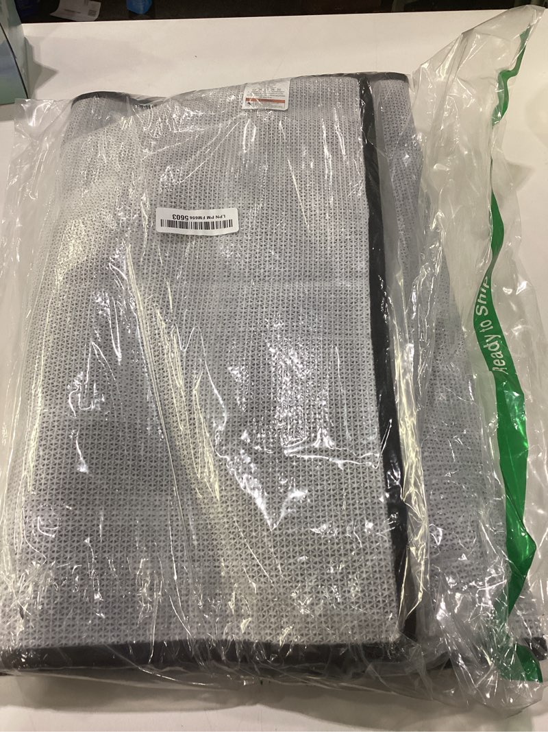 Condition photo showing Good Condition for Fluffy Rug Shaggy Area Rug, Black 2x4 Area Rugs for Bedroom, Small Bedside Rug, Soft Fluffy Shaggy Entryway Throw Rugs for Living Room Bedroom Kids Room Home Decor 2' x 4' (Rectangular) Black