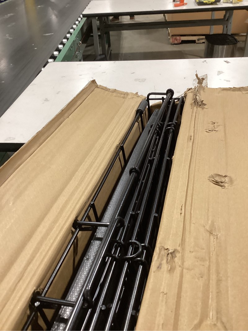 Condition photo showing Good Condition for New World Single Door Folding Metal 42-Inch Dog Crate, Includes Leak-Proof Pan, Floor Protecting Feet, & New Patented Features, for Large-Sized Breeds