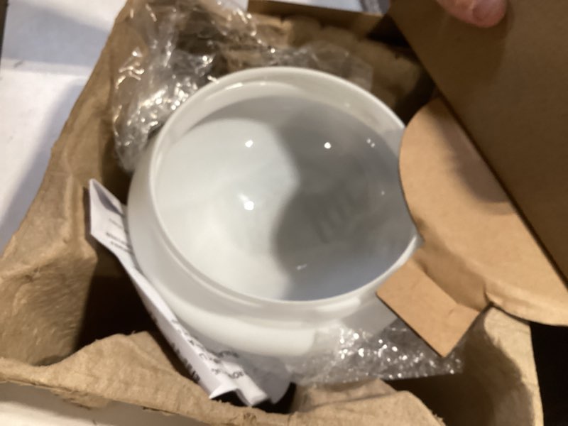 Condition photo showing As Is for project source 8.75-in white incandescent flush mount light