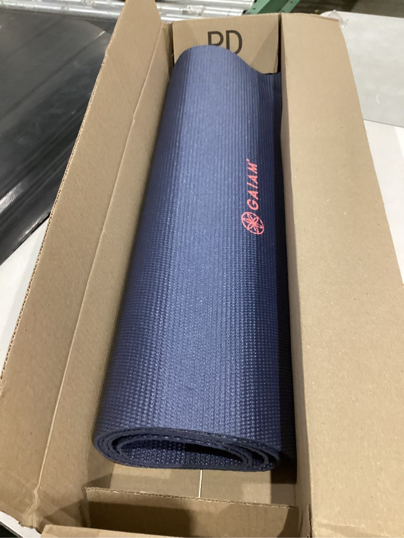 Condition photo showing Good Condition for gaiam print yoga mat, non slip exercise & fitness mat for all types of yoga, pilates & floor exercises pink marrakesh