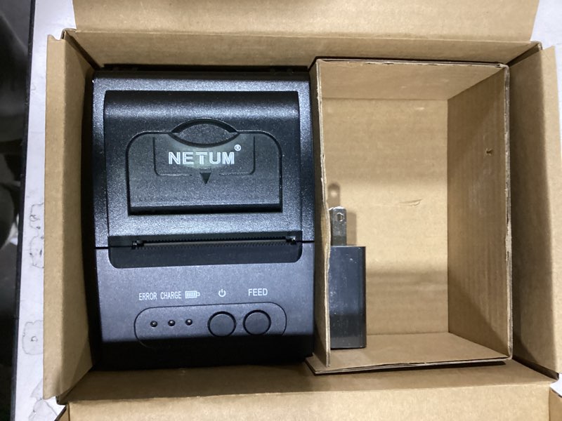 Condition photo showing Good Condition for netum bluetooth receipt printer, portable 58mm mini thermal pos printer, compatible with android/windows