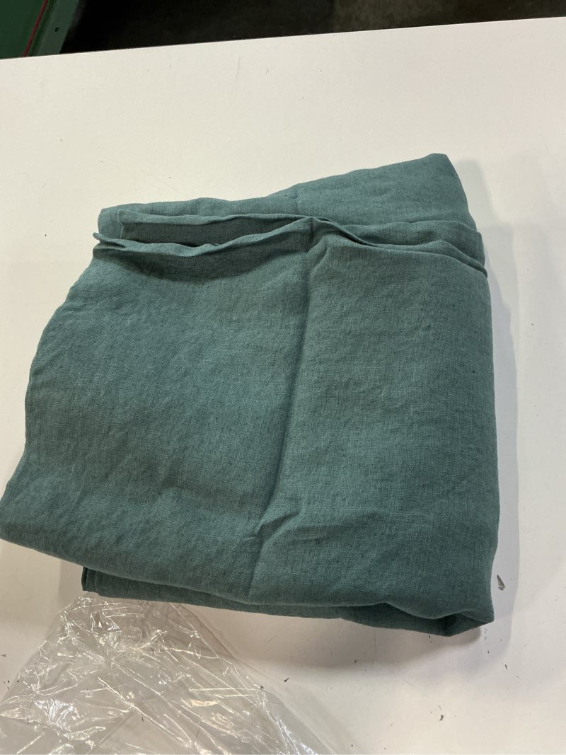 Condition photo showing Good Condition for european linen sham set, king, ocean