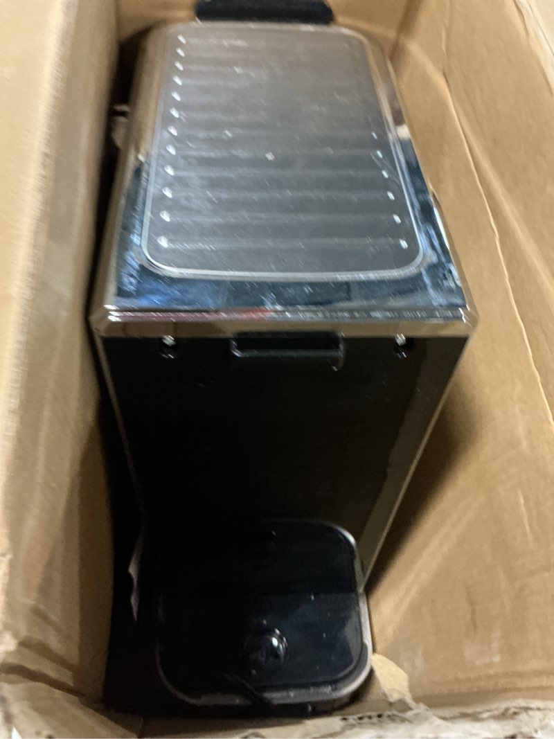Condition photo showing As Is for keenstar 20bar espresso machine with rapid cold brew, hot & iced coffee makers, stainless steel espresso maker with milk frother steam wand, touch screen with water tank for latte, cappuccino, gift large silver