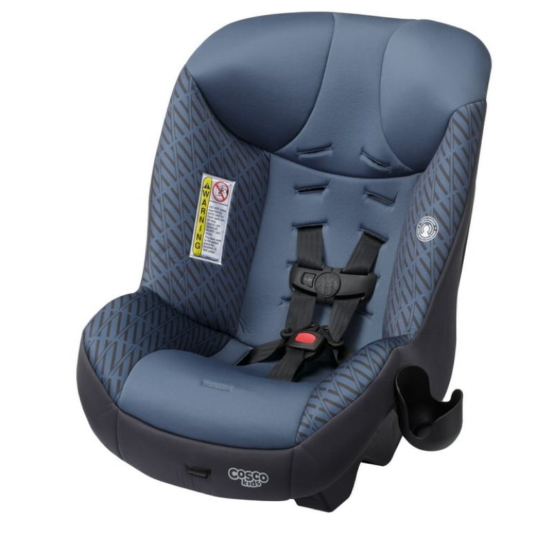 cosco kids scenera extend infant & toddler convertible car seat, columns, blue