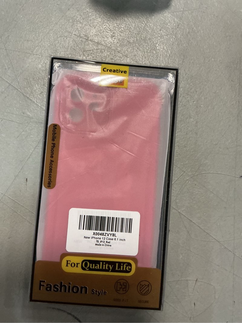 Condition photo showing New/Like New for COOLQO Magnetic for iPhone 12 Case, Dual Layer Matte Scratch-Resistant, Red