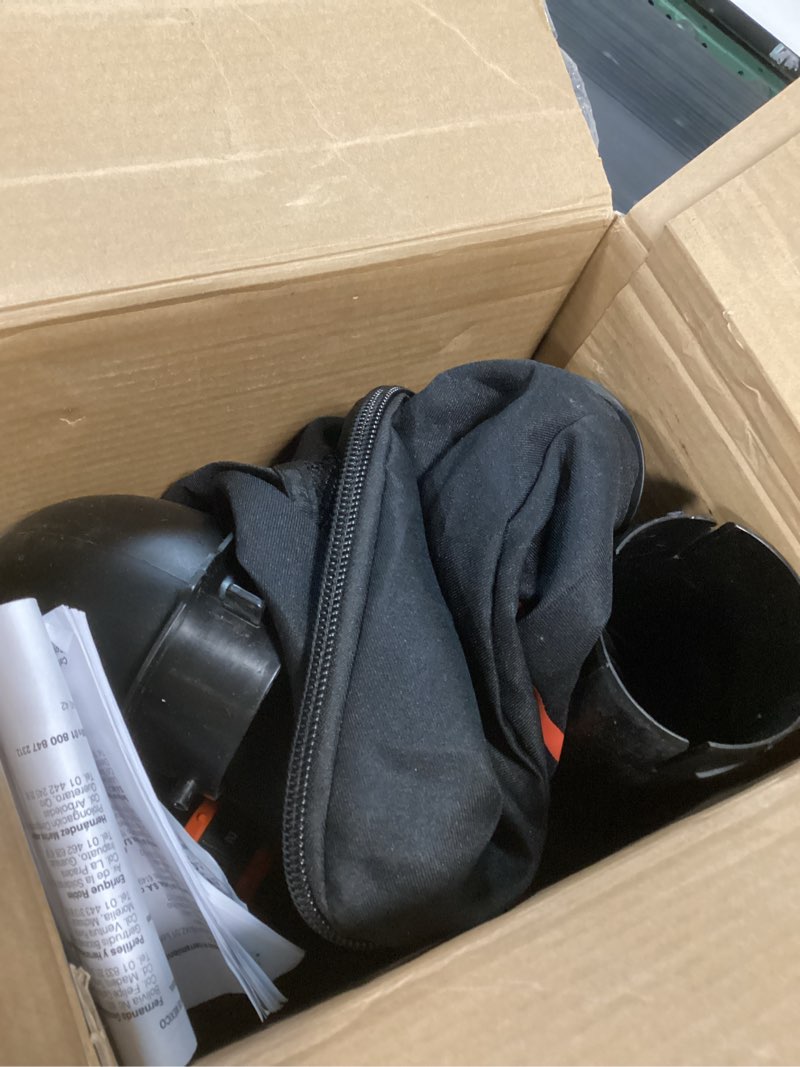 Condition photo showing Good Condition for BLACK+DECKER 40V Cordless Leaf Blower Kit, 120 mph Air Speed, 6-Speed Dial, Built-In Scraper, With Collection Bag, Battery and Charger Included (LSWV36)