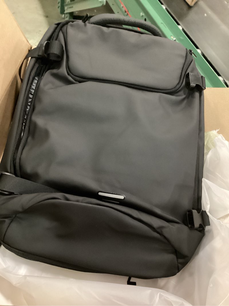 Condition photo showing Good Condition for Vacuum Backpack Travel with Pump, 40L Expandable Carry on Compression Backpack Flight Approved for Women Men Fit 17 Inch Laptop with USB Charging Port Business Weekender Vacuum Black-40l(3-5days Travel With Pump)