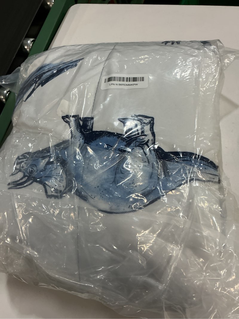 Condition photo showing Good Condition for Amazon Basics 2 Piece Soft Microfiber Kid's Comforter and Pillow Sham Set, Twin, Dinosaurs, Animal Print