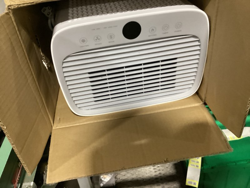 Condition photo showing Good Condition for Kesnos 4,500 Sq. Ft. Energy Star Dehumidifier for Home, 52 Pint Dehumidifier with Drain Hose for Basement, Bedroom, Bathroom, Room, Featuring Front Display, 24H Timer and Auto Defrost Function