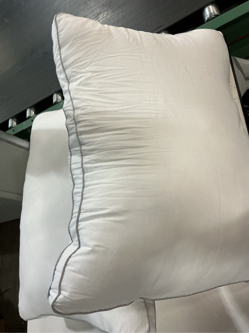 Condition photo showing Good Condition for roumea pillows standard size set of 2, bed pillows for sleeping 2 pack, luxury hotel quality, supportive standard pillows with soft down alternative for back stomach side sleepers, machine washable standard-20"*26" grey