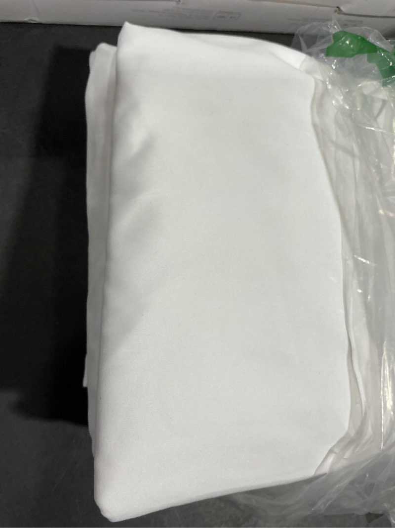 Condition photo showing Good Condition for King Size 4 Piece Sheet Set - Comfy Breathable & Cooling Bed Sheets Set - Hotel Luxury Bedding for Women, Men, Kids, Teens, Boys & Girls - Deep Pockets, Ultra-Soft and Wrinkle Free - Oeko-Tex - White 01 - White King