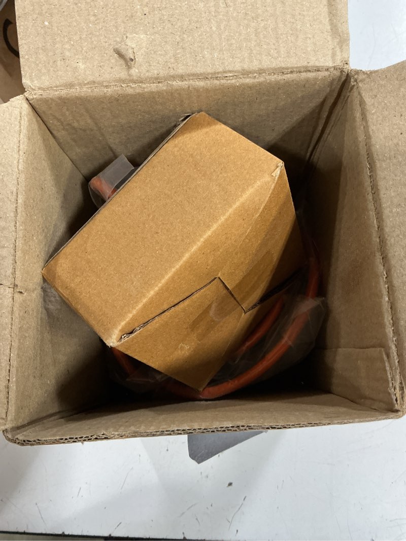 Condition photo showing New/Like New for monarch abode hanging bird feeder for outdoors – hanging oriole birdfeeder with clear glass bowl and orange metal perch & prongs, decorative wild bird feeder for outside garden patio deck yard orange oriole bird feeder