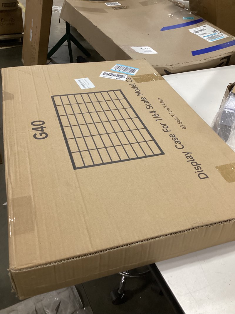 Condition photo showing New/Like New for Wooden Wall Mount Display Case for Hot Wheels, with Dust Resistant Acrylic Glass , Matchbox 1/64 Scale Diecast Model Cars Display Storage Organizer Case, Stores up to 60 Cars