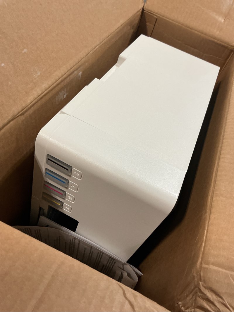 Condition photo showing As Is for HP Smart Tank 5101 Wireless All-in-One Refillable Printer, Scanner, Copier with 2 years of Ink included, Wireless printer-for-home use an EcoTank Alternative (1F3Y0A)