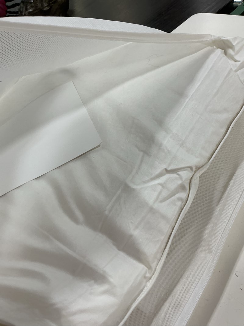 Condition photo showing As Is for luxe goose down pillow, standard, soft/medium