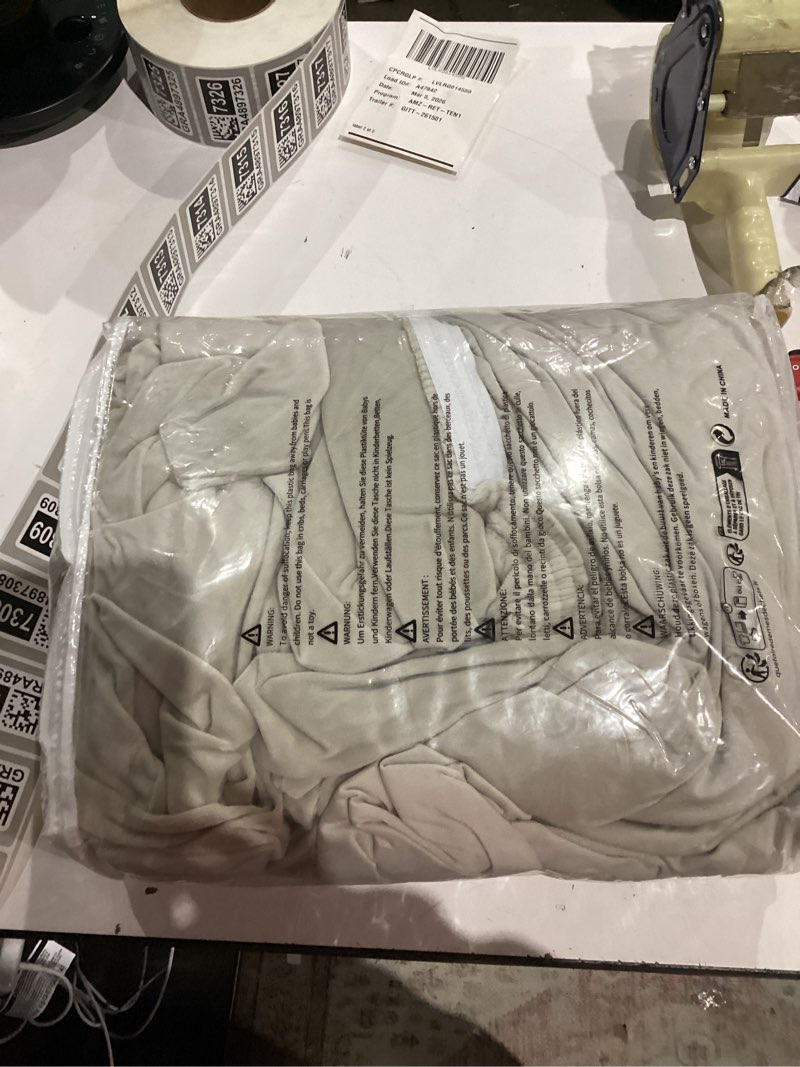 Condition photo showing Good Condition for H.VERSAILTEX Real Velvet Plush 3 Piece Stretch Sofa Covers Couch Covers for 2 Cushion Couch Sofa Slipcovers Width Up to 90 Inch Thick Soft Stay in Place (Large Sofa, Oatmeal) 2 Cushion Sofa Oatmeal