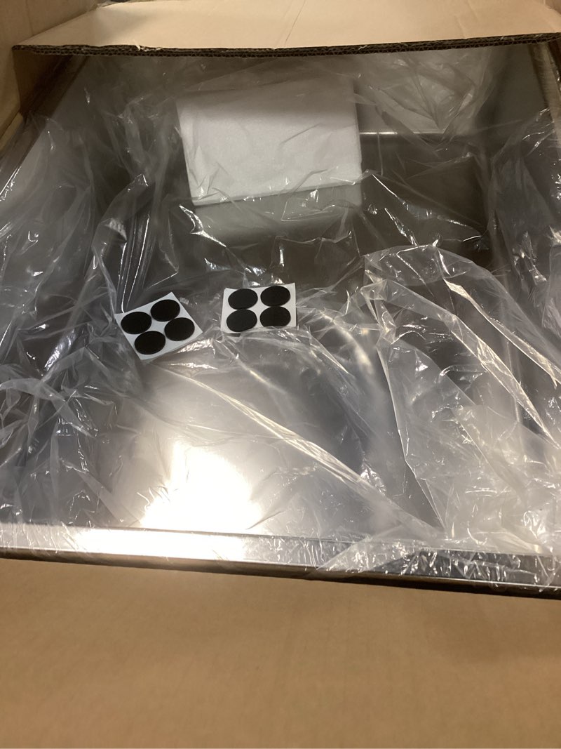 Condition photo showing Good Condition for homegroove xxxl stainless steel litter box 2 pack, 28"x20"x6" extra large metal cat litter box with high sides, non-stick easy to clean surface, jumbo size for big cats & multiple cats 2 pack-xxxl(28"x20"x6")