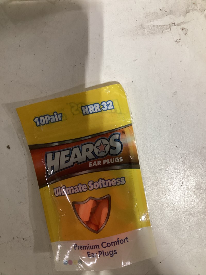 Condition photo showing Good Condition for HEAROS 10 -Pack Cordless Hearing Protection Earplugs 32 dB Noise Reduction Rating