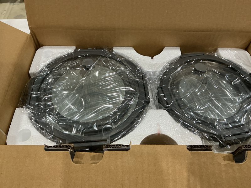 Condition photo showing New/Like New for 12-pack glass containers with tempered lids – borosilicate, oven-safe(-4°f~950°f), airtight, bpa-free, multi-size for meal prep, dishwasher safe (gray)