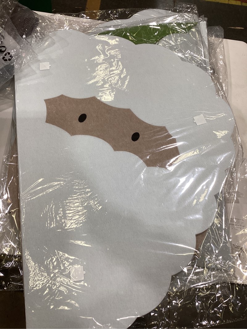 Christmas decor santa cork board