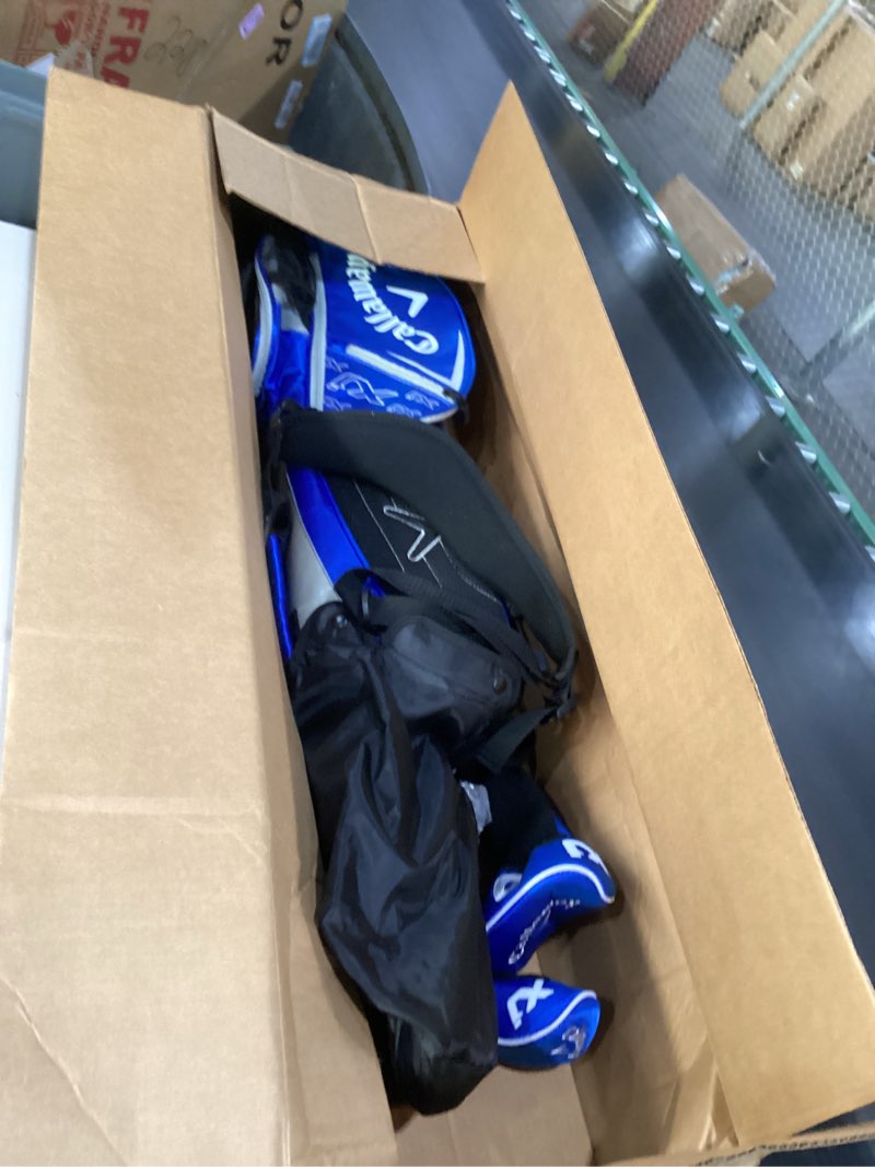 Condition photo showing As Is for Callaway Golf XJ Junior Golf Set Left Level 1 (4 Piece Set) (Ages: 5-6) White