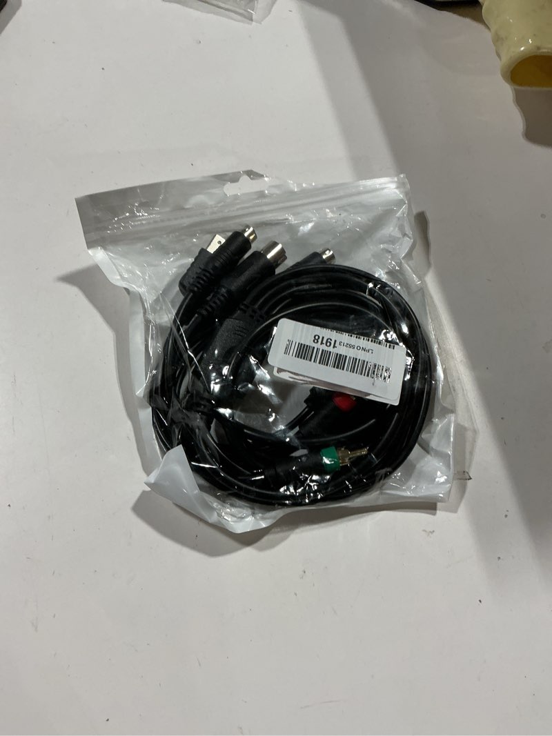Condition photo showing Good Condition for whiteeeen 4 in 1 rgb sync video audio rca cable for sega mega drive md1 md2 genesis saturn dc dreamcast ss rgbs cord 6ft