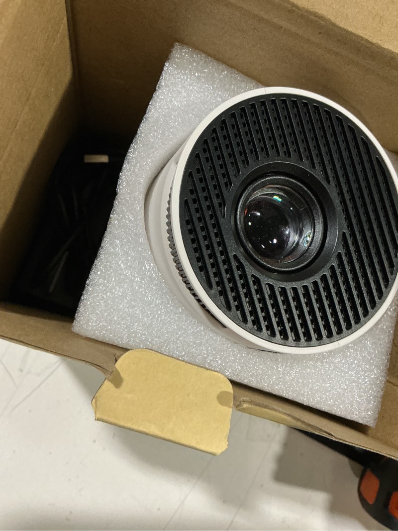 Condition photo showing Good Condition for [built-in apps & 2026 upgraded] mini projector with wifi 6 and bluetooth 5.4 support 4k 1080p auto keystone 180° rotatable projector portable compatibile with hdmi/tv stick/memory stick/laptop, black