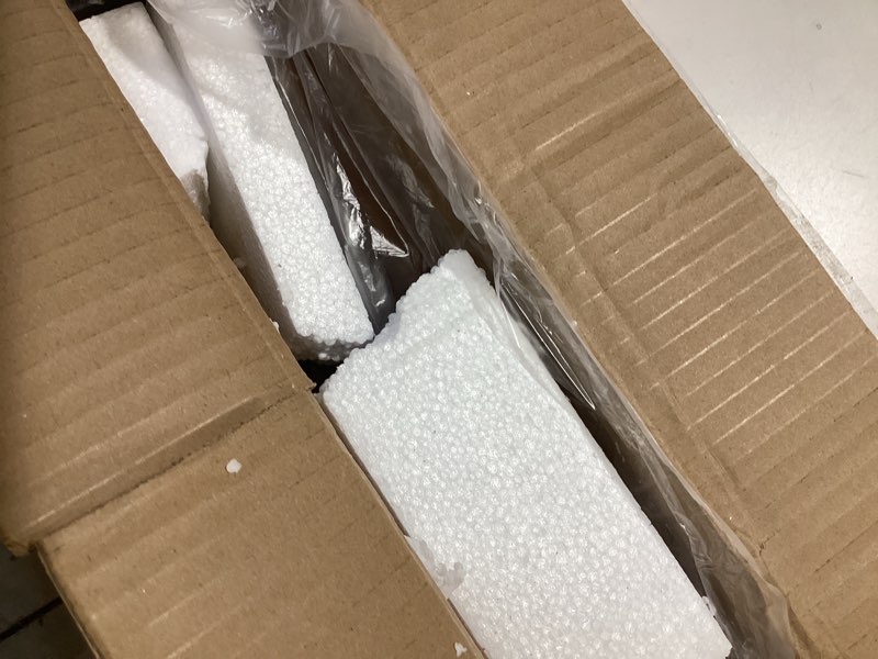 Condition photo showing Good Condition for TEMI Small Computer Desk Folding Table - No Assembly, Compact 35.8" Foldable Desk with Power Outlets & USB Charging Port, Portable Small Office Desk, Ideal Mini Study Table for Narrow Spaces, Walunt 35.8 Inch With Power Outlets Dark Walnut