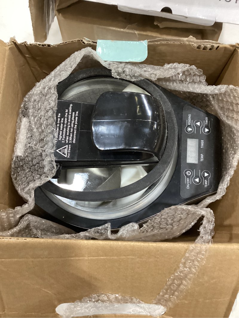 Condition photo showing New/Like New for Sauna Steamer Machine 3L, Portable Sauna for Home Spa with Remote Control, Fogging Function, 304# SUS Sauna Steam Pot Generator 800W Rapid Heat Steam with Temp and Timer Digital Display