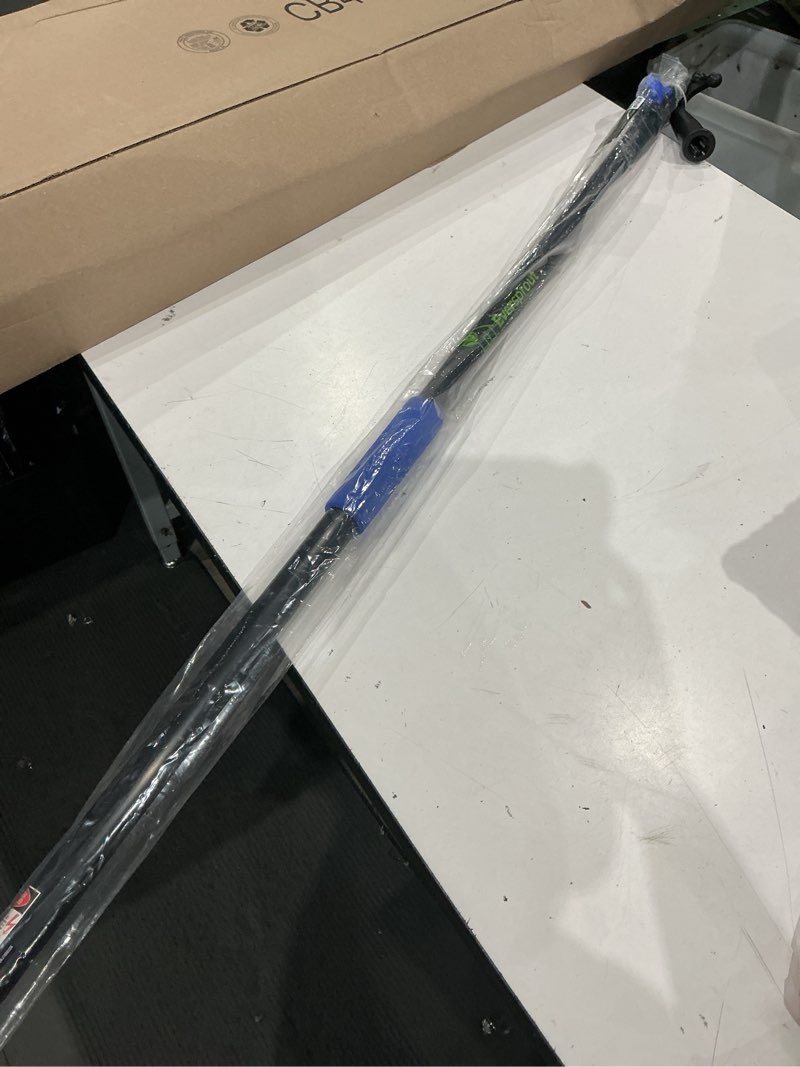 Condition photo showing As Is for eversprout telescoping boat hook | floats, scratch-resistant, sturdy design | durable & lightweight, 3-stage anodized aluminum pole | threaded end for boating accessories