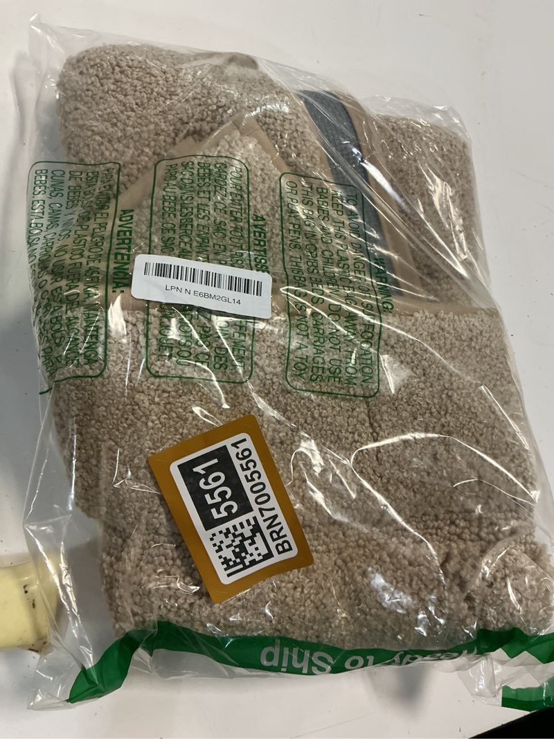 Condition photo showing Good Condition for dexi bathroom rugs 32x20, washable non slip bath mat for shower floor, absorbent quick dry bathmat with rubber backing, ultra soft plush carpet for tub, beige 1'8" x 2'8" (rectangular) beige