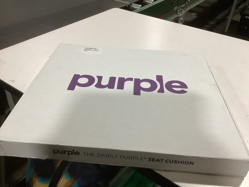 Condition photo showing As Is for Purple Simply Seat Cushion | Pressure Reducing Grid Designed for Ultimate Comfort | Designed for Car