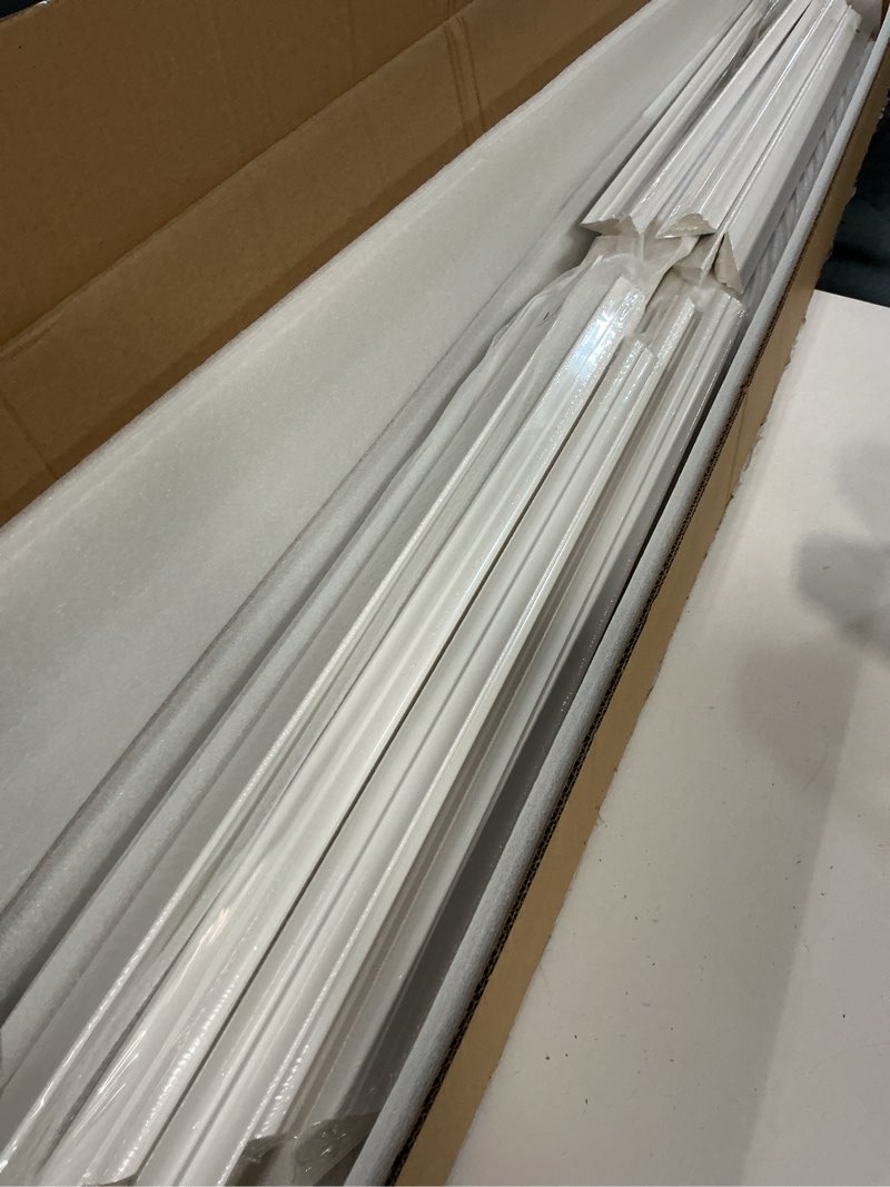 Condition photo showing New/Like New for Art3d Pre-Cut Wall Molding Set of 6 pcs, Ready-to-Assemble Wainscoting Panels for Interior Wall Décor Living Room Bedroom Accent Wall - Installed with Glue, 3 Top 3 Bottom