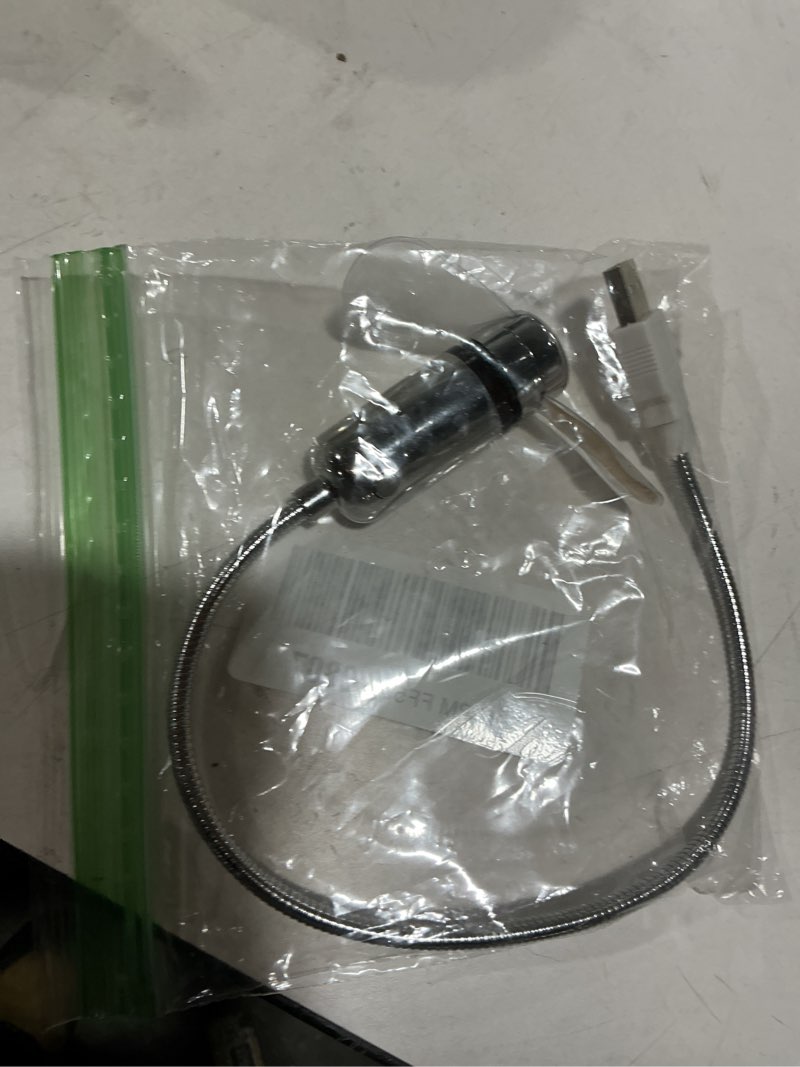 Condition photo showing Good Condition for (Similar to) Mikikit 4pcs Led Usb Clock Fan Temperature Display Mini Fan for Home Office Travel Flexible Gooseneck Design Cooling for Boys and Girls and Adults 41x9.5cmx4pcs Silverx4pcs