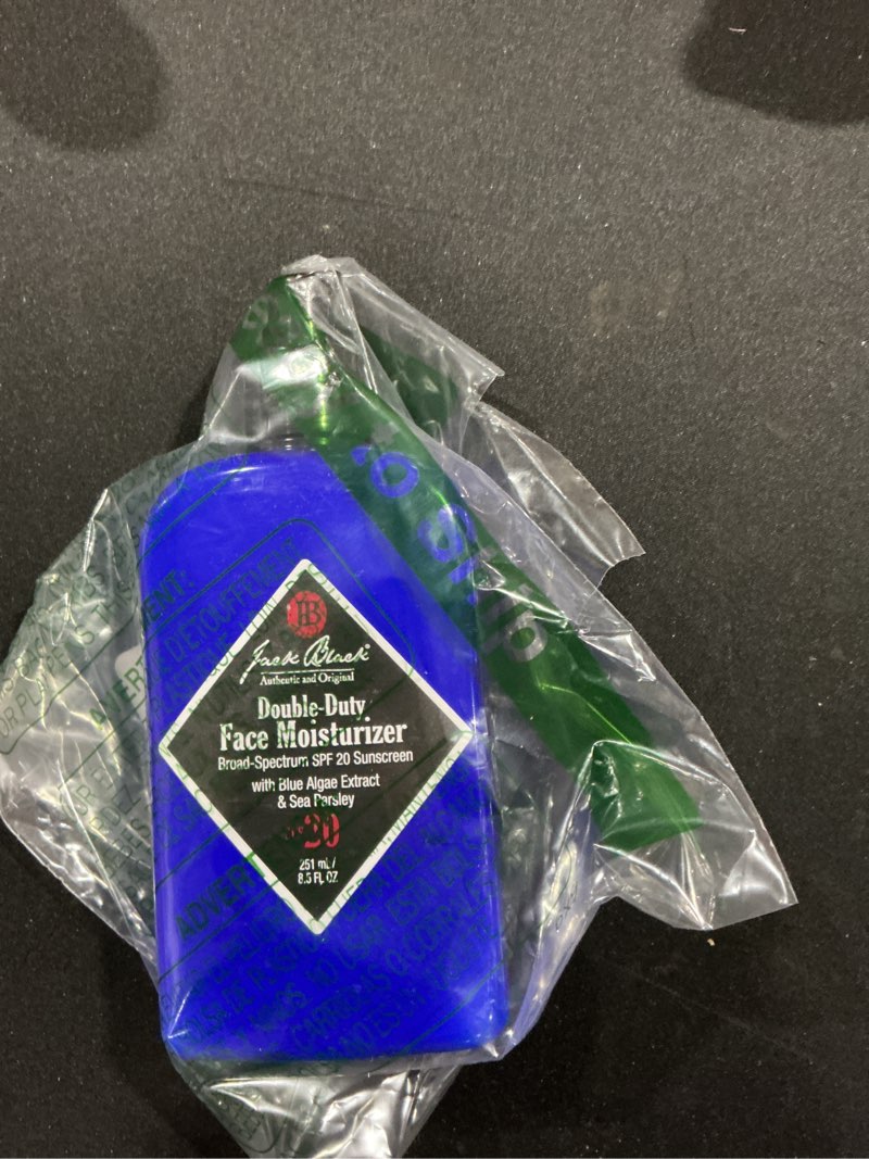 Condition photo showing Good Condition for Jack Black Double Duty Face Moisturizer with SPF 20, Facial Moisturizer Face Cream for Men, Mens Facial Lotion with SPF, Gifts for Men 8.5 Fl Oz (Pack of 1)