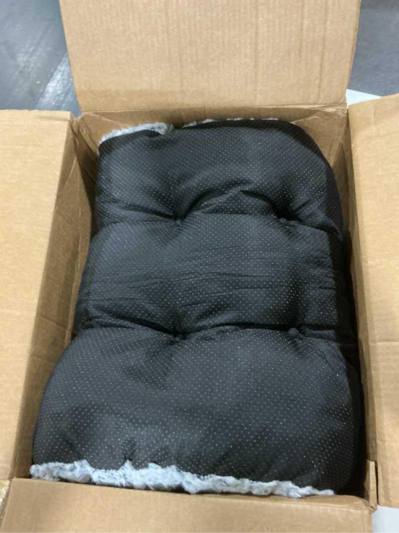 Condition photo showing Good Condition for bfpethome dog beds for large dogs, plush dog crate bed fluffy cozy kennel pad for sleeping &ease anxiety, washable pet mats with anti-slip bottom for large dogs, grey