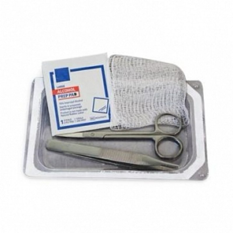 Trinity sterile suture removal tray Cs/50