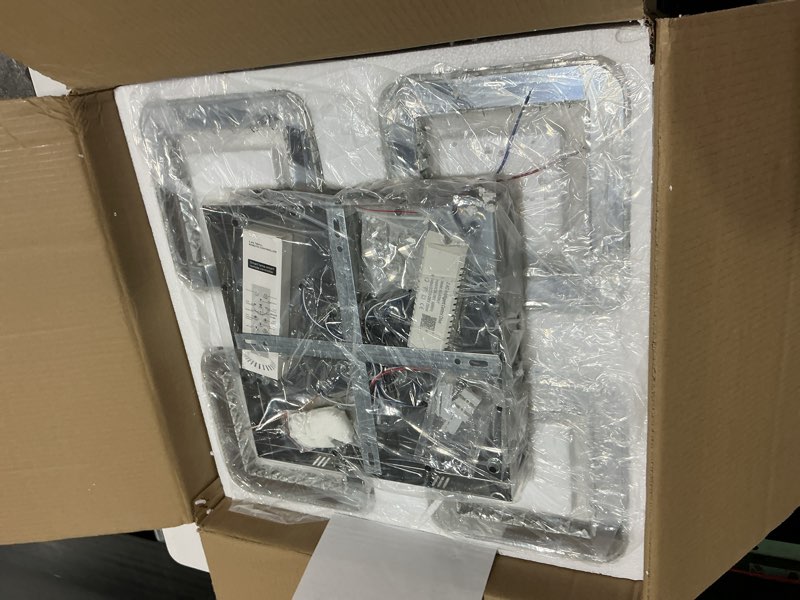 Condition photo showing Good Condition for FRIXCHUR 20” Dimmable Crystal Chandelier Square Crystal Flush Mount Ceiling Light 8 Lights Led Crystal Ceiling Pendant Light Led Chandeliers for Bedroom Dining Room Bedroom 8 Lights-Dimmable