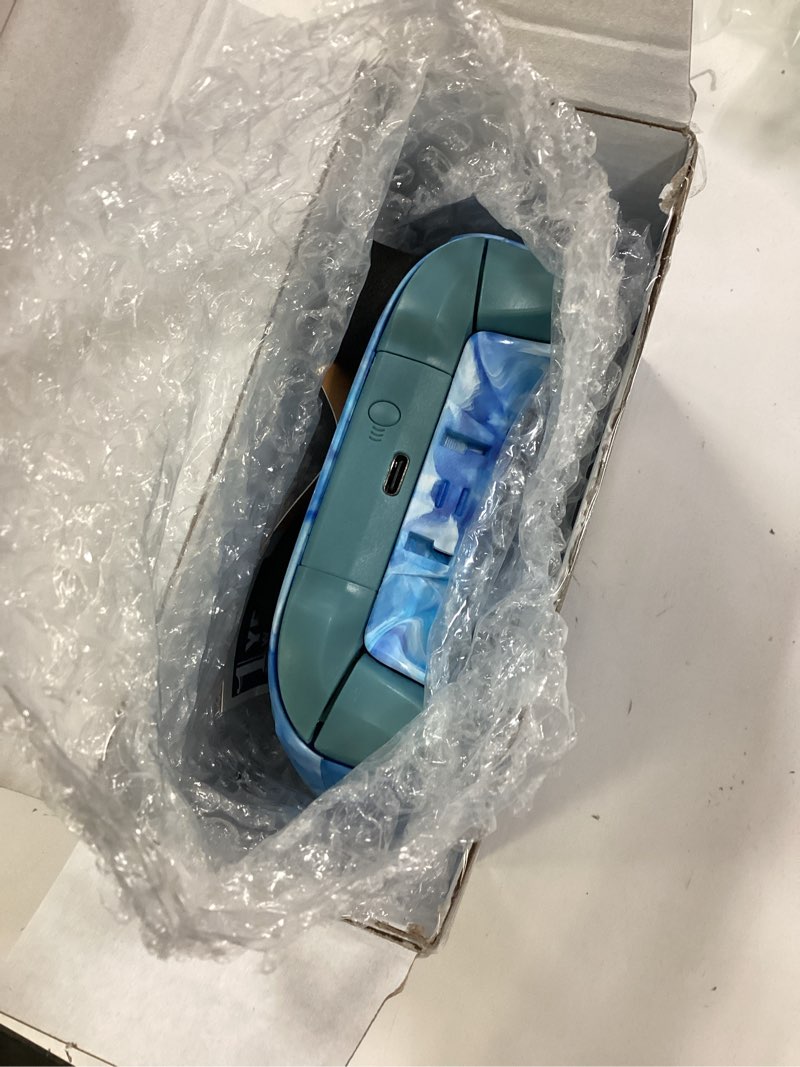 Condition photo showing Good Condition for Wireless Switch Controllers for Nintendo Switch/OLED/Lite/Switch 2, 1200mAh Pro Controller with 10 Color LED Lights, Rechargeable Switch Control Gamepad with Vibration, 6-Axis Gyro, Turbo, Wake Up Tie-dye Blue