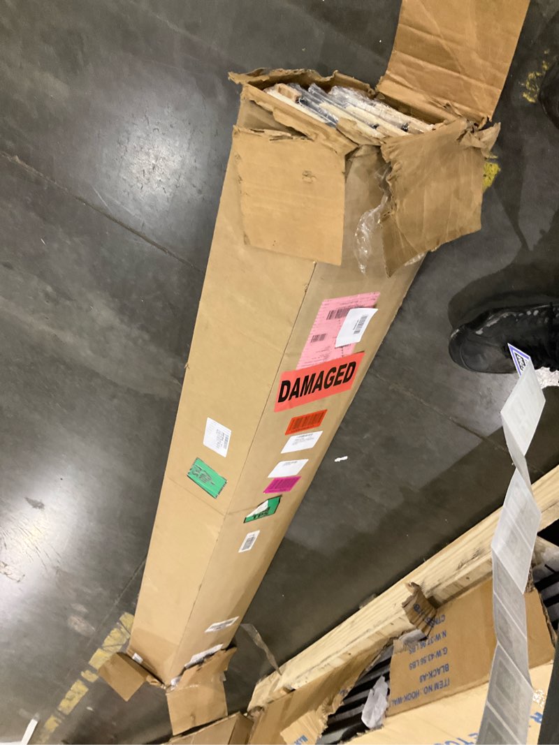 Condition photo showing As Is for M-D Building Products 78618 5-5/8 in. x 1-1/8 in. x 73 in. Silver Adjustable Aluminum & Hardwood Threshold Kit - Versatile Solution for French and Exterior Doors Silver "5 5/8 In x 73 In"